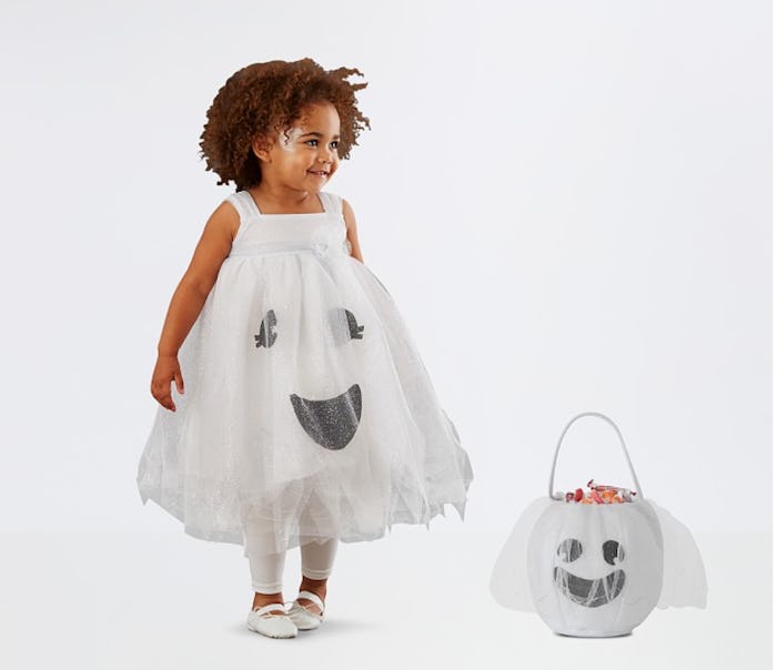 Toddler Light Up Ghost Tutu Halloween Costume