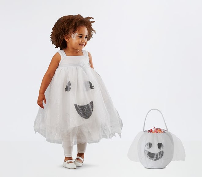 Toddler Light Up Ghost Tutu Halloween Costume