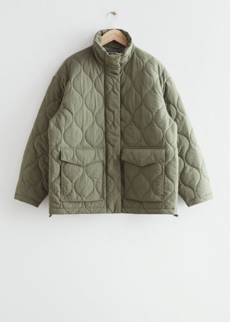 Quilted zip jacket from & Other Stories.