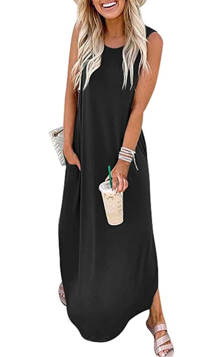 ANRABESS Sleeveless Maxi Dress