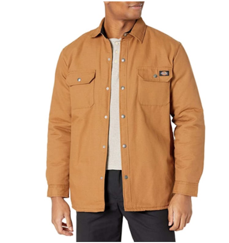 Dickies Flannel Lined Duck Shirt Jacket 
