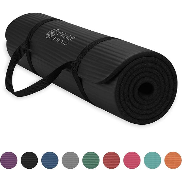 Gaiam Essentials Thick Yoga Mat
