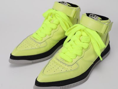 Neon air force 2025 1 high top
