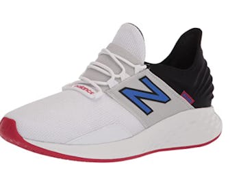 These breathable running shoes are comfortable and well-suited for sockless wear. 