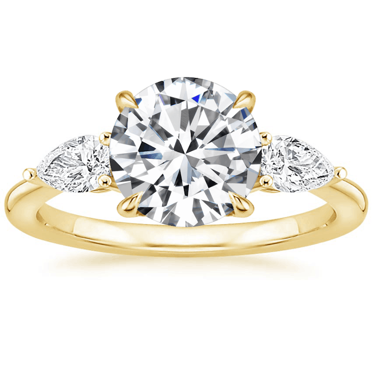 Opera Diamond Engagement Ring