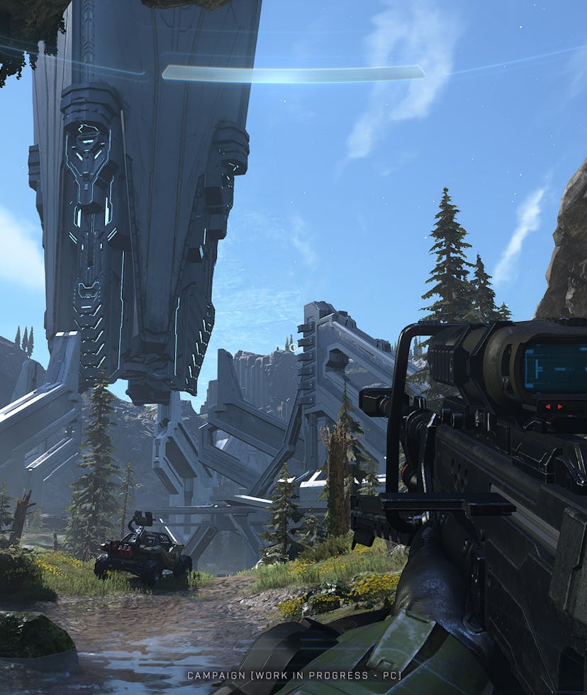 A screenshot from Halo Infinite 