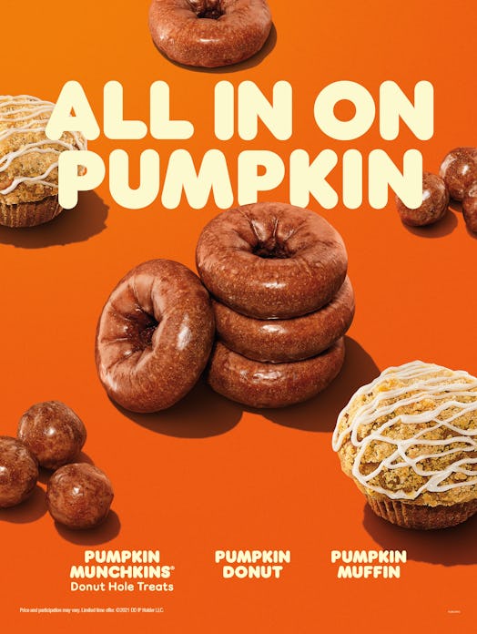 Dunkin's Pumpkin Spice Latte and fall menu debut on Aug. 18.