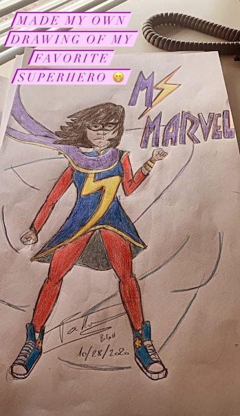 Ms. Marvel Kamala Khan costume power change