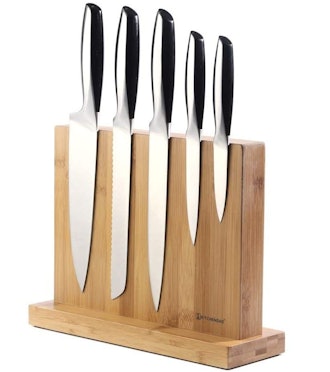 KITCHENDAO Luxury Magnetic Knife Block Holder 