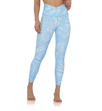 ODODOS Cross Waist Yoga Leggings