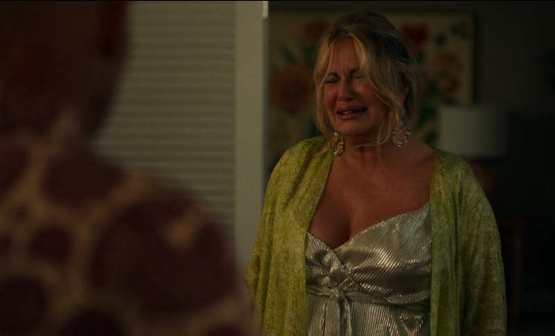 Jennifer Coolidge crying in 'The White Lotus.'