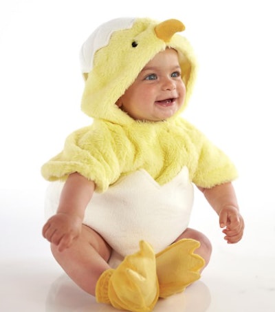 Baby chick Halloween costume