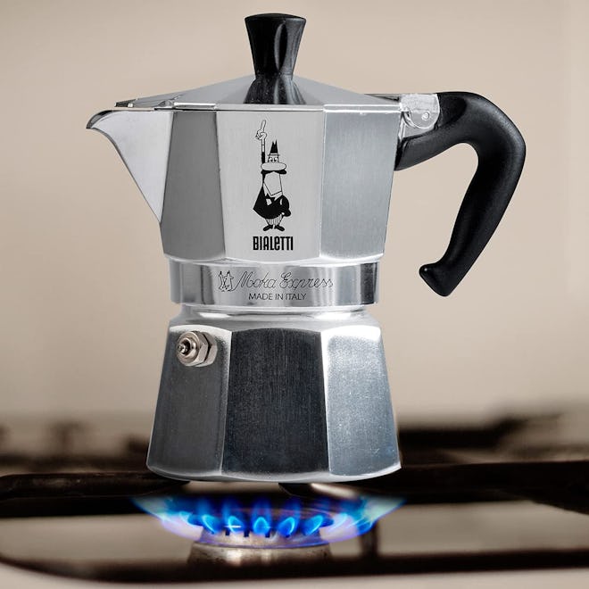 Bialetti Moka Express Stovetop Coffee Maker, 3-Cup