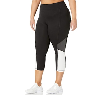 JUST MY SIZE Plus Size Active Pieced Capri