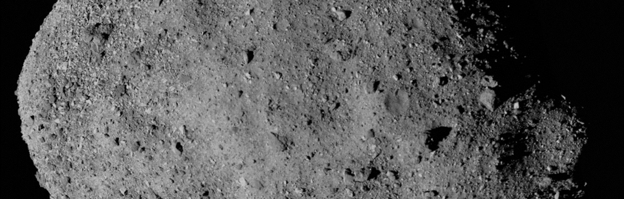 The near Earth asteroid Bennu.