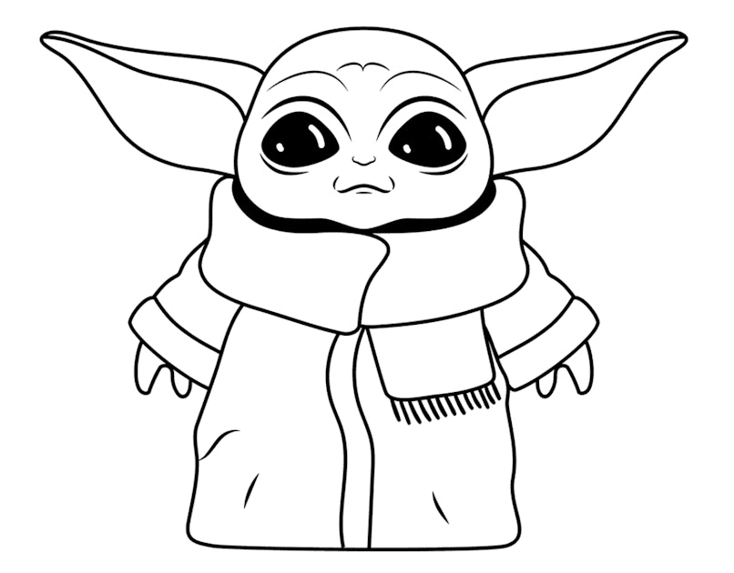 Fastest Disney Coloring Pages Baby Yoda