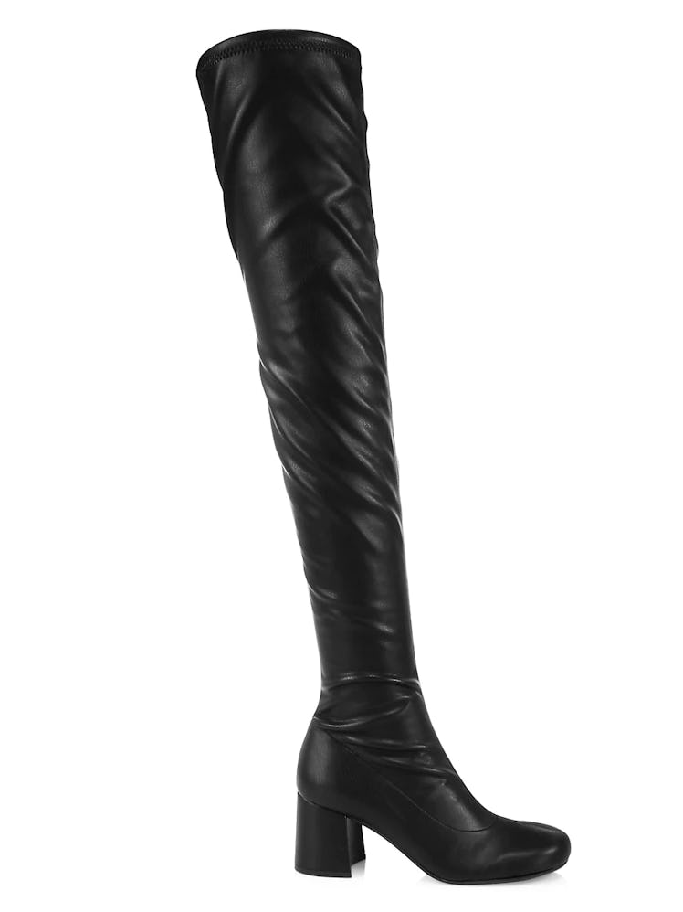 Mojo Over-The-Knee Vegan Leather Boots from Simon Miller, available to shop on Saks Fifth Avenue.