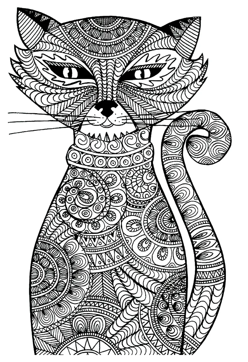 20 Free Cat Coloring Pages For Feline Fans