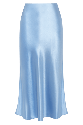 Refine silk skirt