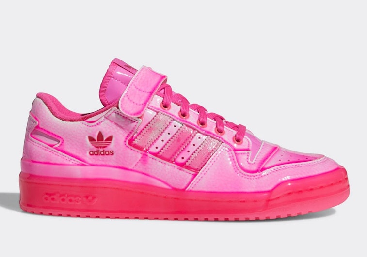 Doctor in de filosofie dwaas kern Adidas' Jeremy Scott Forum sneakers are covered in neon pink and green jelly