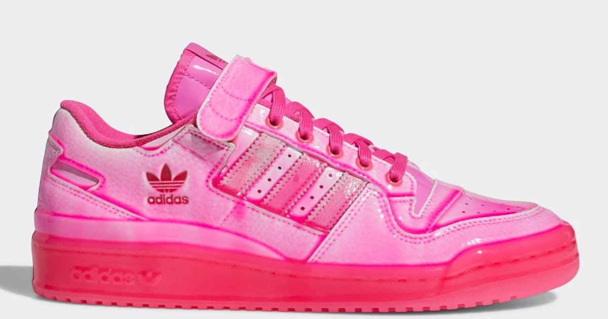 Neon adidas top pink and yellow