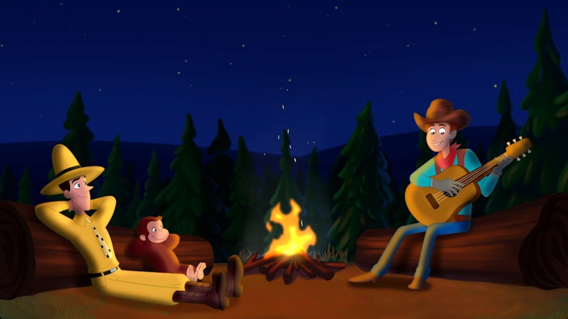 Go West Go Wild is a cowboy movie for kids starring Curious George.