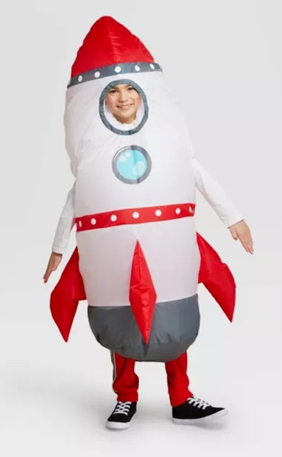 Kids' Inflatable Rocket Ship Halloween Costume Bodysuit