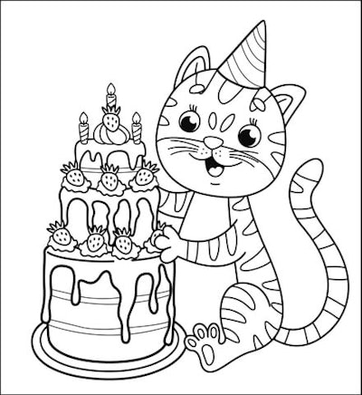 20 Free Cat Coloring Pages For Feline Fans