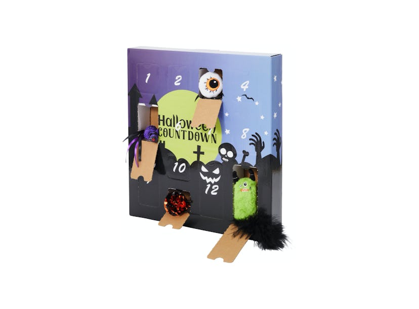 Chewy's cat Halloween advent calendar is filled with 13 unique toys for your feline.