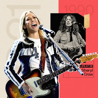 Sheryl Crow at 28 and today.
