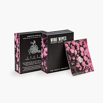 The Vanity Project Stain Removing Wine Wipes 