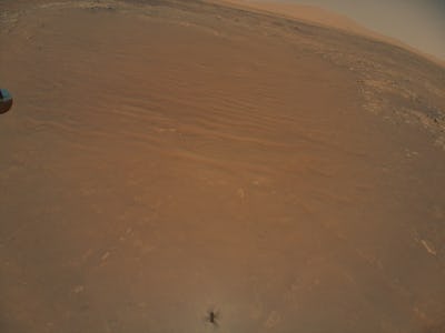 Jezero Crater as captured by NASA’s Ingenuity Mars Helicopter on Aug. 4, 2021. 