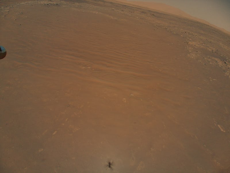 Jezero Crater as captured by NASA’s Ingenuity Mars Helicopter on Aug. 4, 2021.
