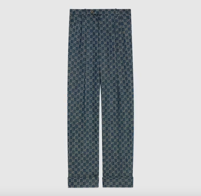 Eco Washed GG Denim Pant