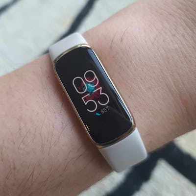 Fitbit Luxe on wrist