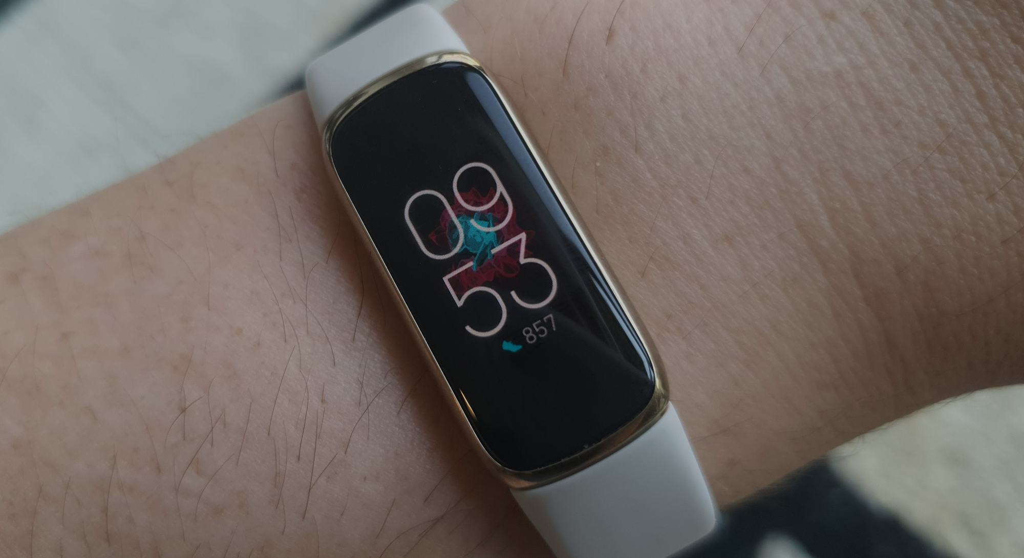 Fitbit Luxe on wrist