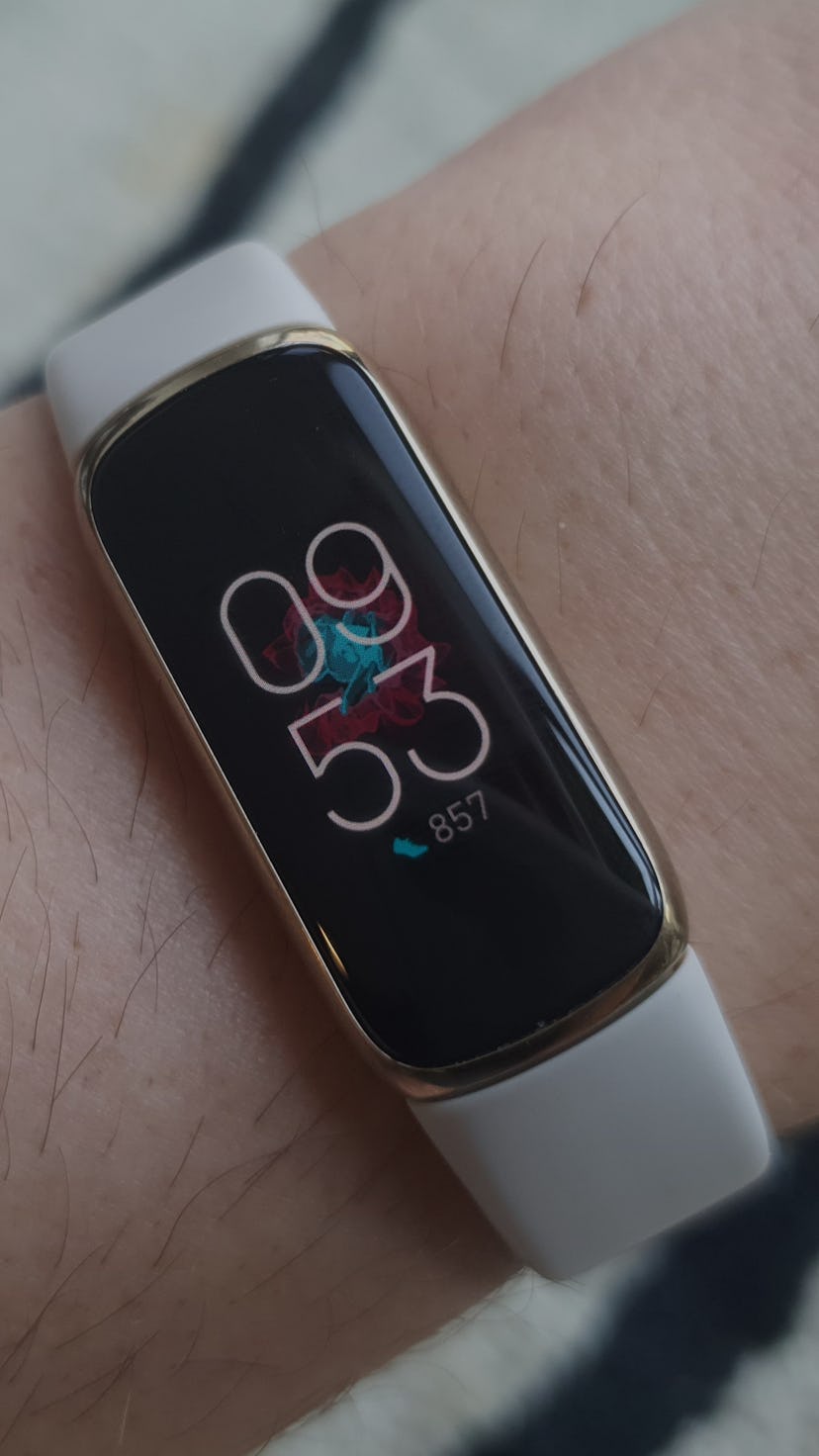 Fitbit Luxe on wrist