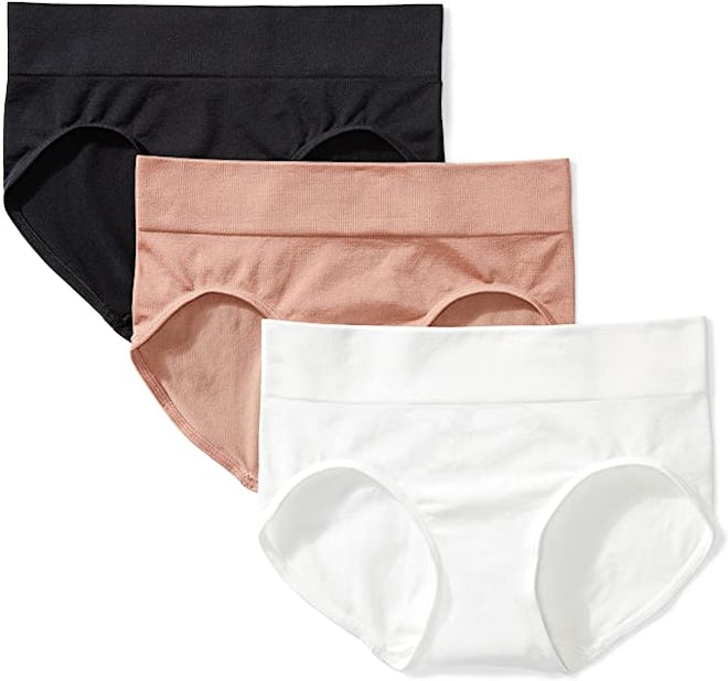 Amazon Brand - Arabella Seamless Hipster Panty (3-Pack)