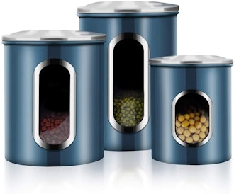 malmo Stainless Steel Canisters (Set Of 3)
