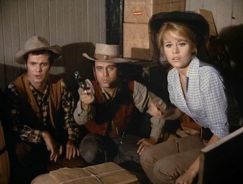 Cat Ballou is a spoof of Western movies