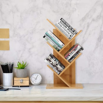 Sorfity Bamboo Tree Bookshelf
