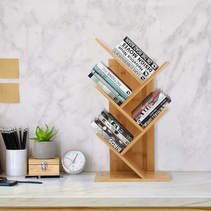 Sorfity Bamboo Tree Bookshelf