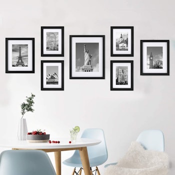 ONE WALL Tempered Glass Picture Frames (7-Pack)