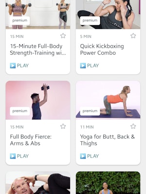 Fitbit Premium exercise classes
