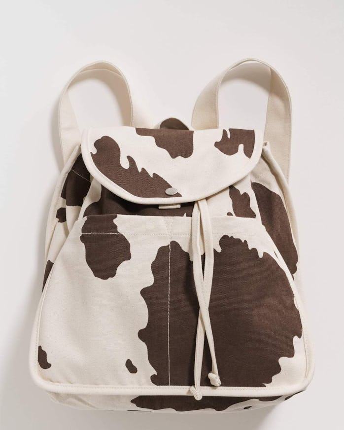 cow print backpack baggu sustainable back to school