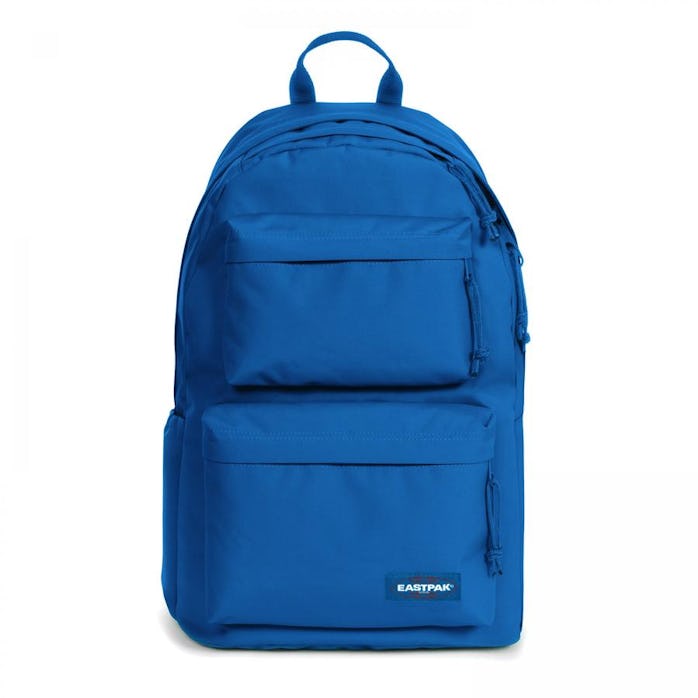 eastpak blue backpack monochrome