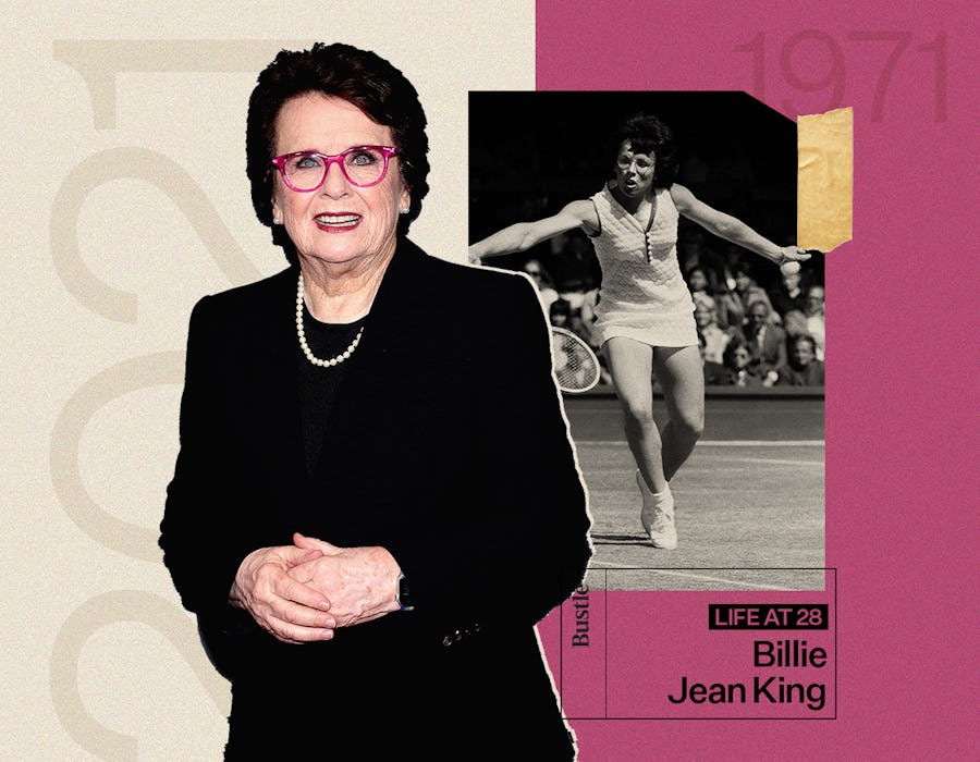 Billie Jean King at age 28