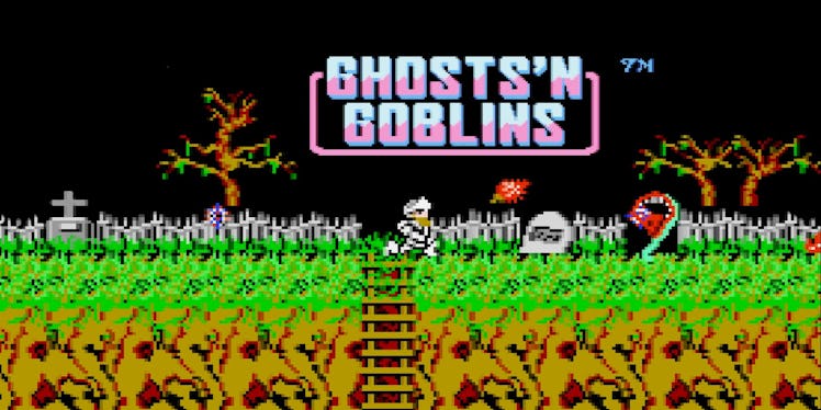 ghosts n goblins start screen