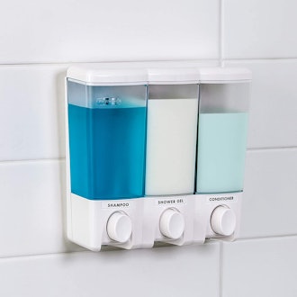 Better Living Products 3-Chamber Soap & Shower Dispenser