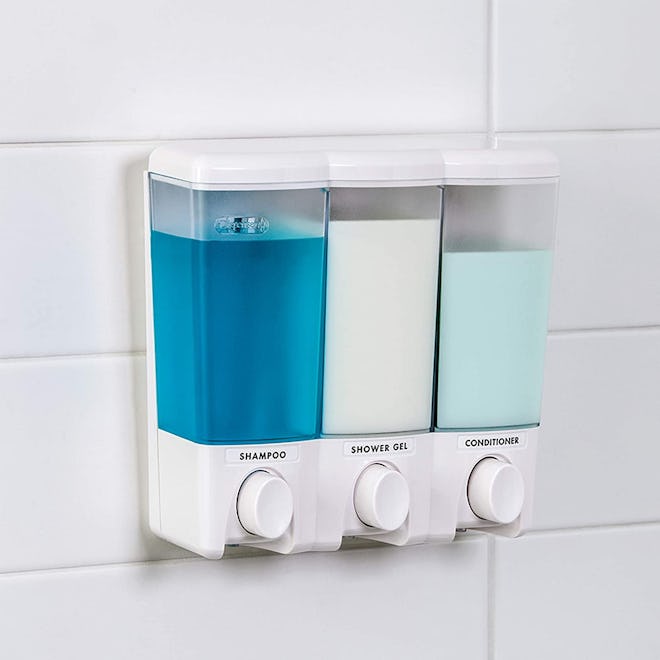 Better Living Products 3-Chamber Soap & Shower Dispenser